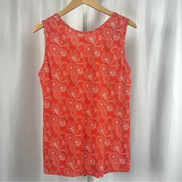 Alpine Design XL Boho Print Filigree Modest Boxy Tank Top Summer Vacation - Picture 2 of 6